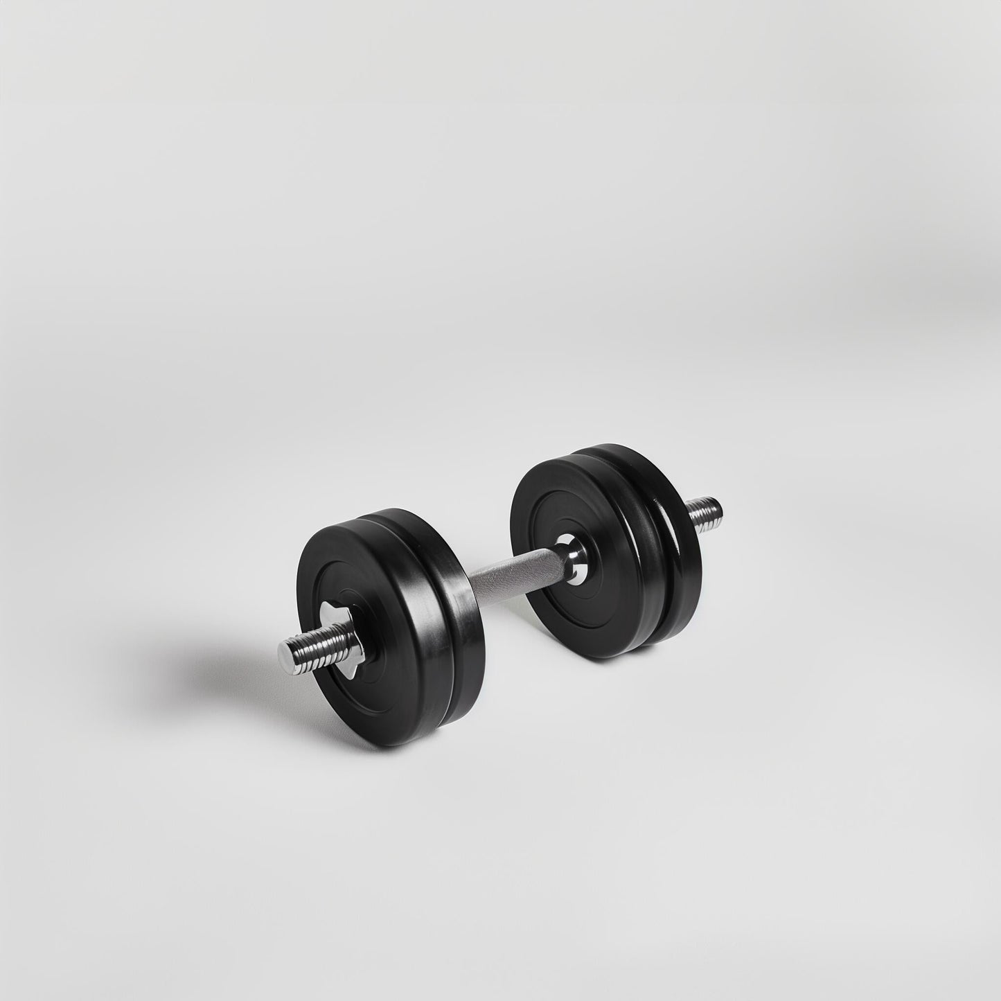Dumbbell with white background
